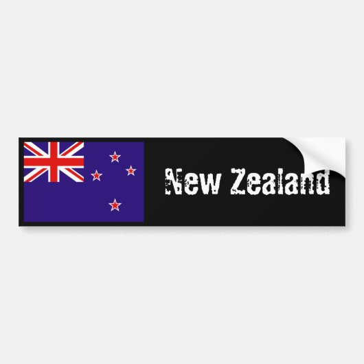 Nieuw-Zeelandse vlag bumper sticker (Voorkant)