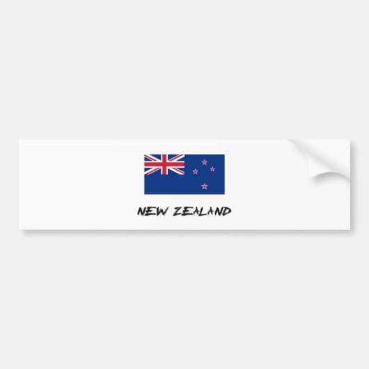 Nieuw-Zeelandse vlag Bumpersticker (Voorkant)