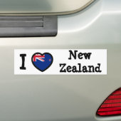 Nieuw-Zeelandse vlag Bumpersticker (Op auto)