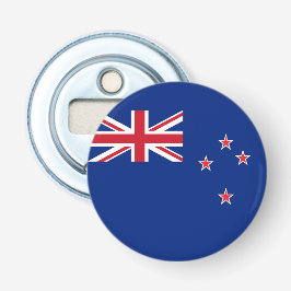 Nieuw-Zeelandse vlag Button Flesopener