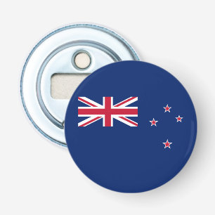 Nieuw-Zeelandse vlag Button Flesopener