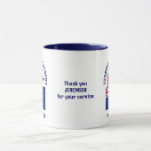 Nieuw-Zeelandse vlag DANK JE VETERANEN Mok (Midden)