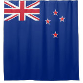 Nieuw-Zeelandse vlag Douchegordijn (Voorkant)