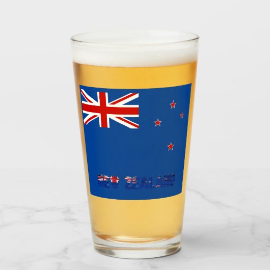 Nieuw-Zeelandse vlag      Glas (Voorkant gevuld)