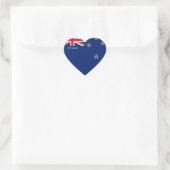 Nieuw-Zeelandse vlag Hart Sticker (Tas)