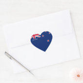 Nieuw-Zeelandse vlag Hart Sticker (Envelop)