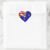 Nieuw-Zeelandse vlag Hart Sticker (Tas)