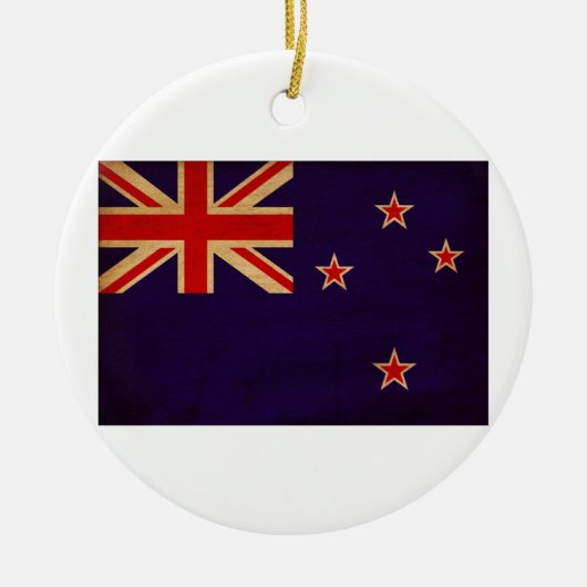 Nieuw-Zeelandse vlag Keramisch Ornament (Voorkant)
