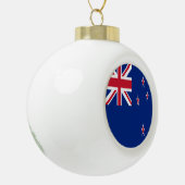 Nieuw-Zeelandse vlag Keramische Bal Ornament (Links)
