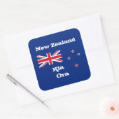 Nieuw-Zeelandse vlag & Kia Ora mode sticker / spor (Envelop)