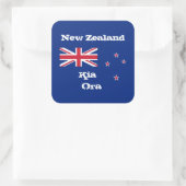 Nieuw-Zeelandse vlag & Kia Ora mode sticker / spor (Tas)