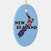 Nieuw-Zeelandse vlag Kiwi Ornament (Rechts)