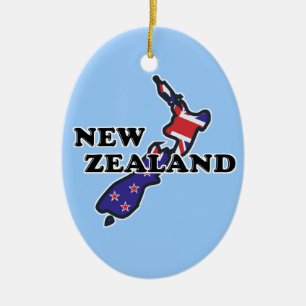 Nieuw-Zeelandse vlag Kiwi Ornament