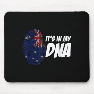 Nieuw-Zeelandse Vlag Kiwi Vingerafdruk Cadeau Nieu Muismat