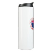 Nieuw-Zeelandse vlag klimmer Carabiner Thermosbeker (Gedraaid links)