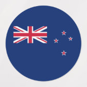 Nieuw-Zeelandse vlag Labels (Design 2)