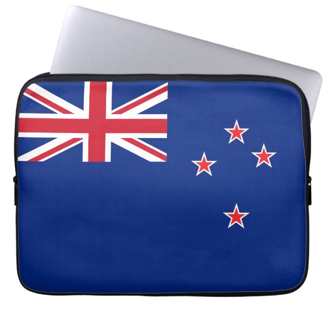 Nieuw-Zeelandse vlag Laptop Sleeve (Voorkant)