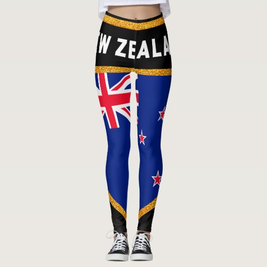 Nieuw-Zeelandse vlag Leggings (Voorkant)