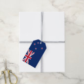 Nieuw-Zeelandse vlag (NZ) Cadeaulabel (Met Touw)