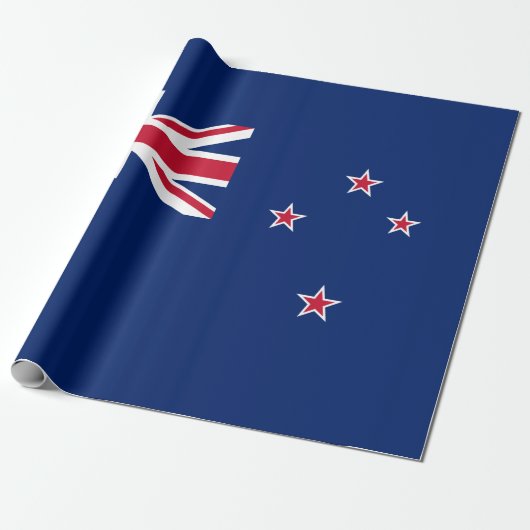 Nieuw-Zeelandse vlag (NZ) Cadeaupapier (Uitgerold)