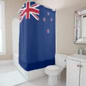Nieuw-Zeelandse vlag (NZ) Douchegordijn (In situ)