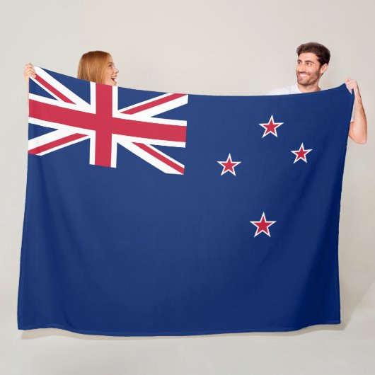 Nieuw-Zeelandse vlag (NZ) Fleece Deken (In situ)