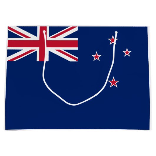 Nieuw-Zeelandse vlag (NZ) Groot Cadeauzakje (Voorkant)