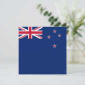 Nieuw-Zeelandse Vlag (NZ) Kaart (Staand voorkant)