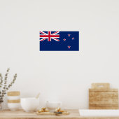 Nieuw-Zeelandse vlag (NZ) Poster (Keuken)