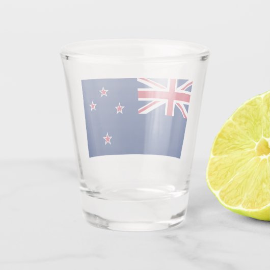 Nieuw-Zeelandse vlag (NZ) Shot Glas (Achterkant)