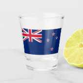 Nieuw-Zeelandse vlag (NZ) Shot Glas (Voorkant)
