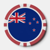 Nieuw-Zeelandse vlag Poker Chips (Voorkant)