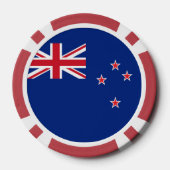 Nieuw-Zeelandse vlag Poker Chips (Achterkant)