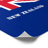Nieuw-Zeelandse vlag Poster (Hoek)