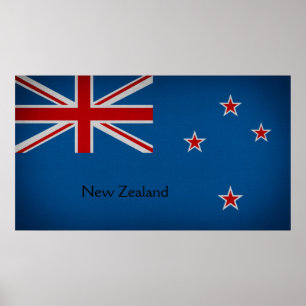 Nieuw-Zeelandse vlag Poster