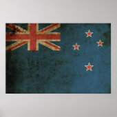 -Nieuw-Zeelandse vlag Poster (Voorkant)