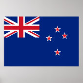 Nieuw-Zeelandse vlag Poster (Voorkant)