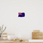Nieuw-Zeelandse Vlag Poster Print (Keuken)