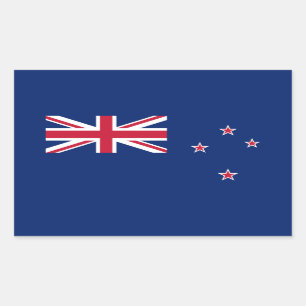 Nieuw-Zeelandse vlag Rechthoekige Sticker