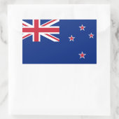 Nieuw-Zeelandse vlag Rechthoekige Sticker (Tas)