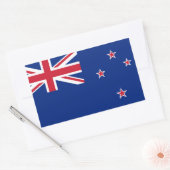 Nieuw-Zeelandse vlag Rechthoekige Sticker (Envelop)