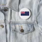 Nieuw-Zeelandse vlag Ronde Button 5,7 Cm (In situ)