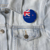 Nieuw-Zeelandse vlag Ronde Button 5,7 Cm (In situ)