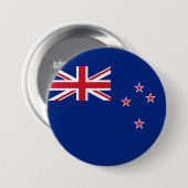 Nieuw-Zeelandse vlag Ronde Button 7,6 Cm (Voorkant /achterkant)