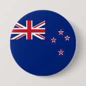 Nieuw-Zeelandse vlag Ronde Button 7,6 Cm (Voorkant)