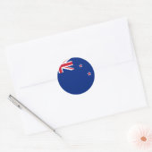 Nieuw-Zeelandse vlag Ronde Sticker (Envelop)