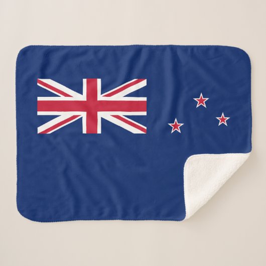 Nieuw-Zeelandse vlag Sherpa Deken (Voorkant (horizontaal))
