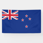 Nieuw-Zeelandse vlag Spandoek (Horizontaal)
