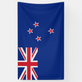 Nieuw-Zeelandse vlag Spandoek (Verticaal)
