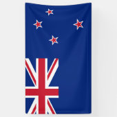 Nieuw-Zeelandse vlag Spandoek (Verticaal)